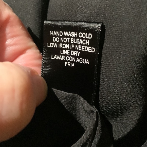 SKIES ARE BLUE BLACK BOHO DRESS BY ANTHROPOLOGIE SIZE MEDIUM - Picture 4 of 5